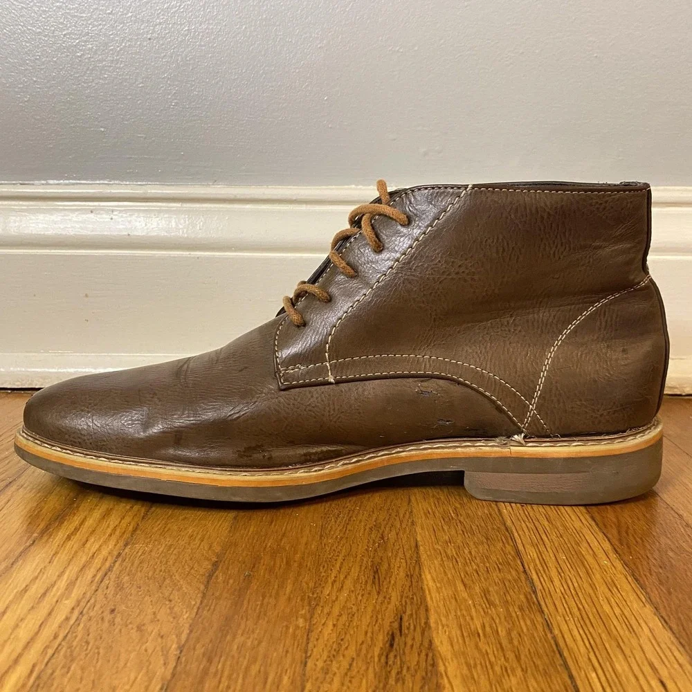 Steve Madden Chukka Boots Shoes Mens Size 10 Brown P-OSCAR Casual Dress